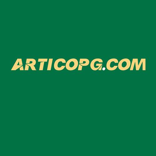 Logo da ARTICOPG